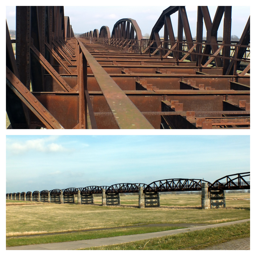 Historische Dömitzer Eisenbahnbrücke