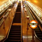 Historische Einrichtung der Underground, London