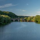 Historische Eisenbahnbrück über die Mosel bei Nancy