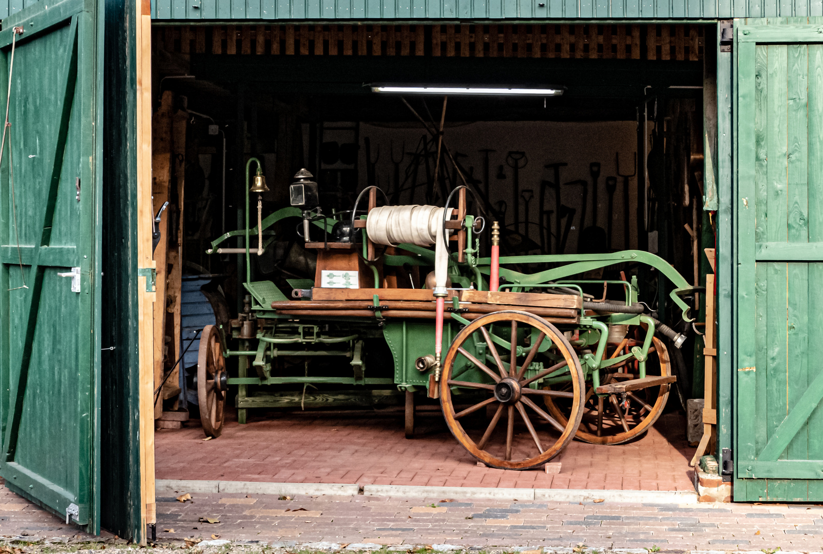 Historische Feuerspritze 