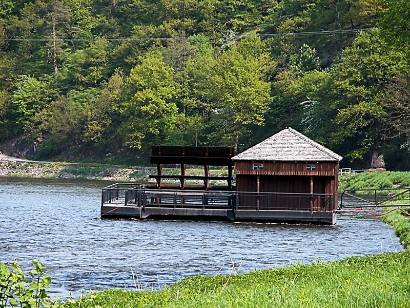 Historische Flußmühle in Höfgen bei Grimma