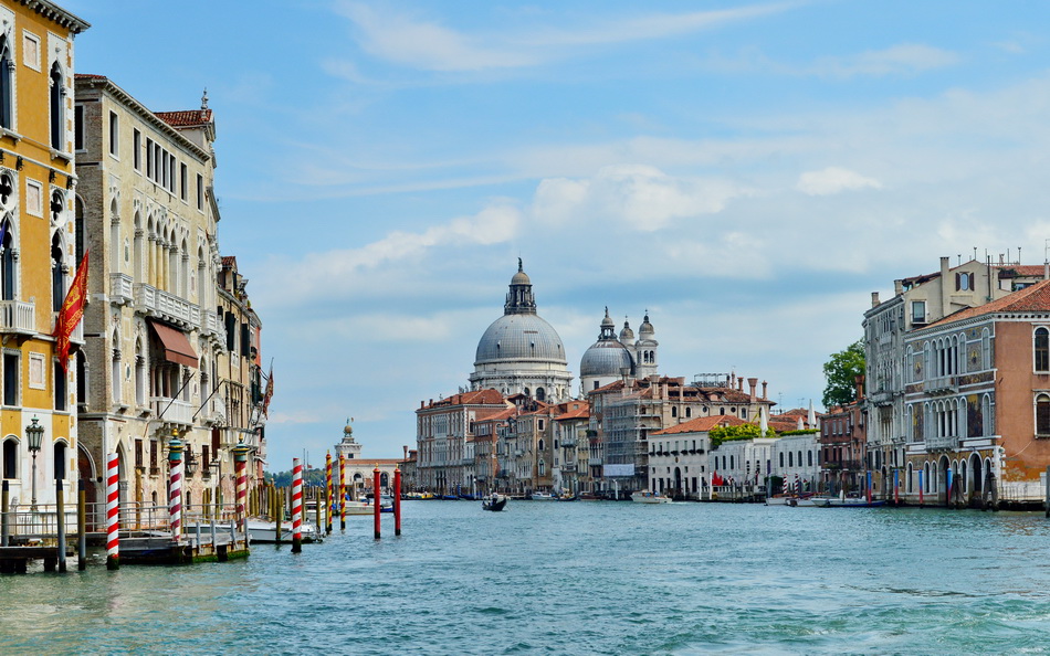 Historische Gebäude am Canal Grande