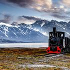 Historische Grubenbahn in Ny-Ålesund/Spitzbergen