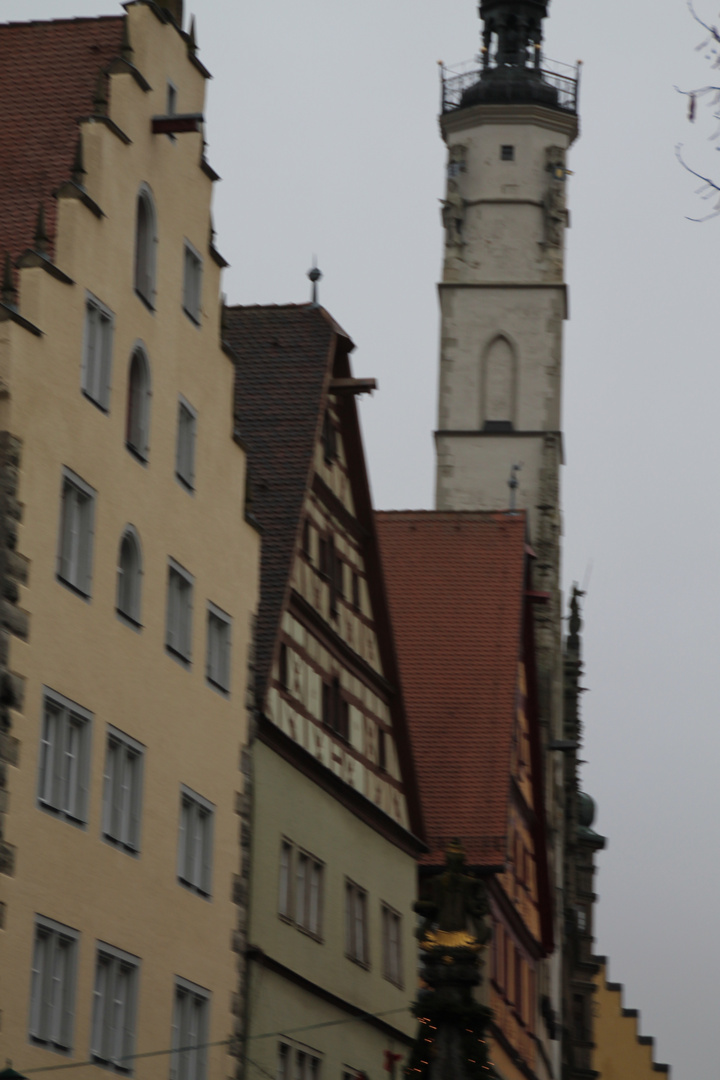 Historische Häuser in Rothenburg o.d.T.