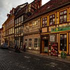 Historische Häuserzeile Quedlinburg    