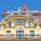 Historische  Hausfassade in Marienbad