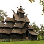 HISTORISCHE HOLZ STAB KIRCHE AUS GOL-NORW.