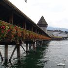 Historische Holzbrücke in Luzern