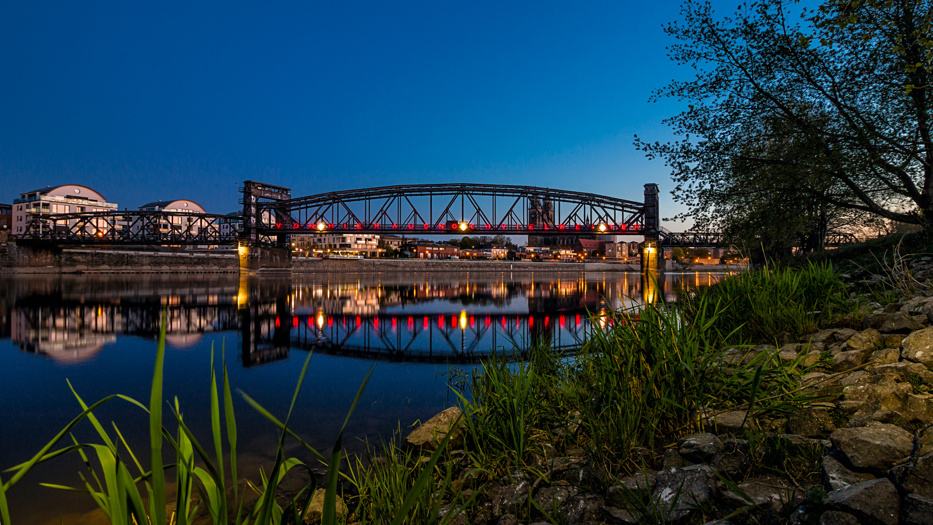 historische Hubbrücke