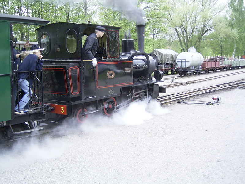 Historische Kleinbahn in Gripsholm