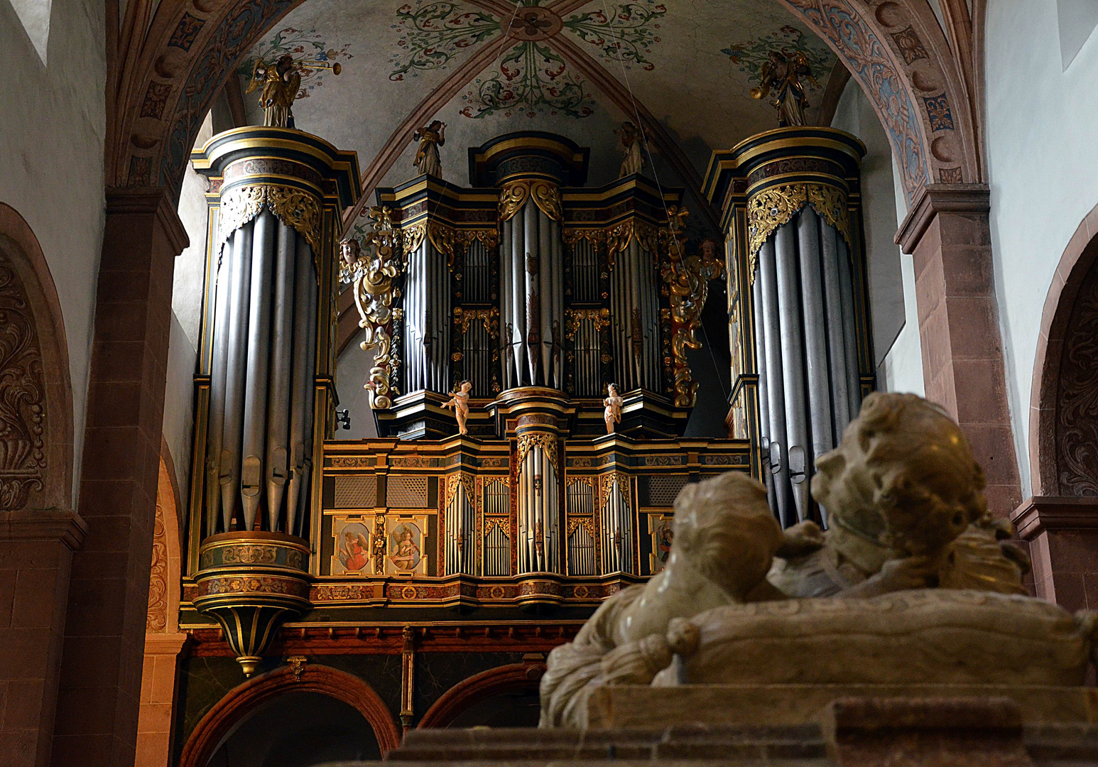 Historische König-Orgel der Basilika Steinfeld