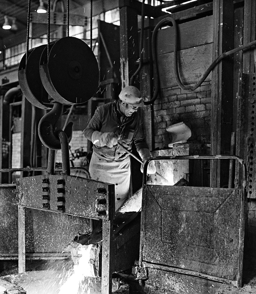 Historische Kupfer-Silber-Hütte Hettstedt - Vorbereitung zum Abstich