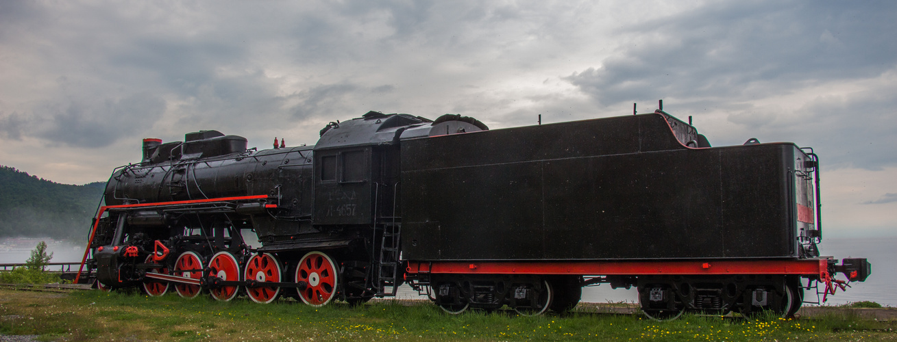 Historische Lokomotive der transsibirischen Eisenbahn, Modell L-4657