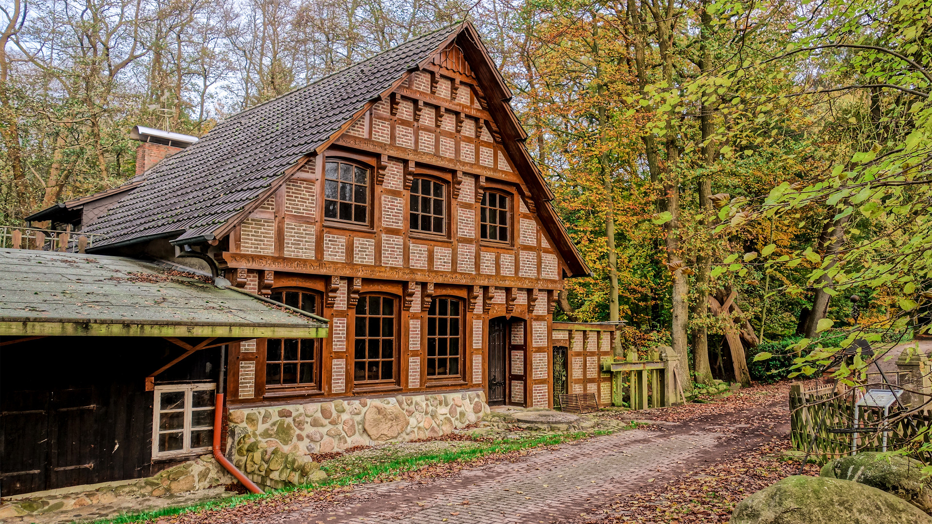 Historische Mühle