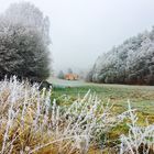 Historische Mühle im Winter