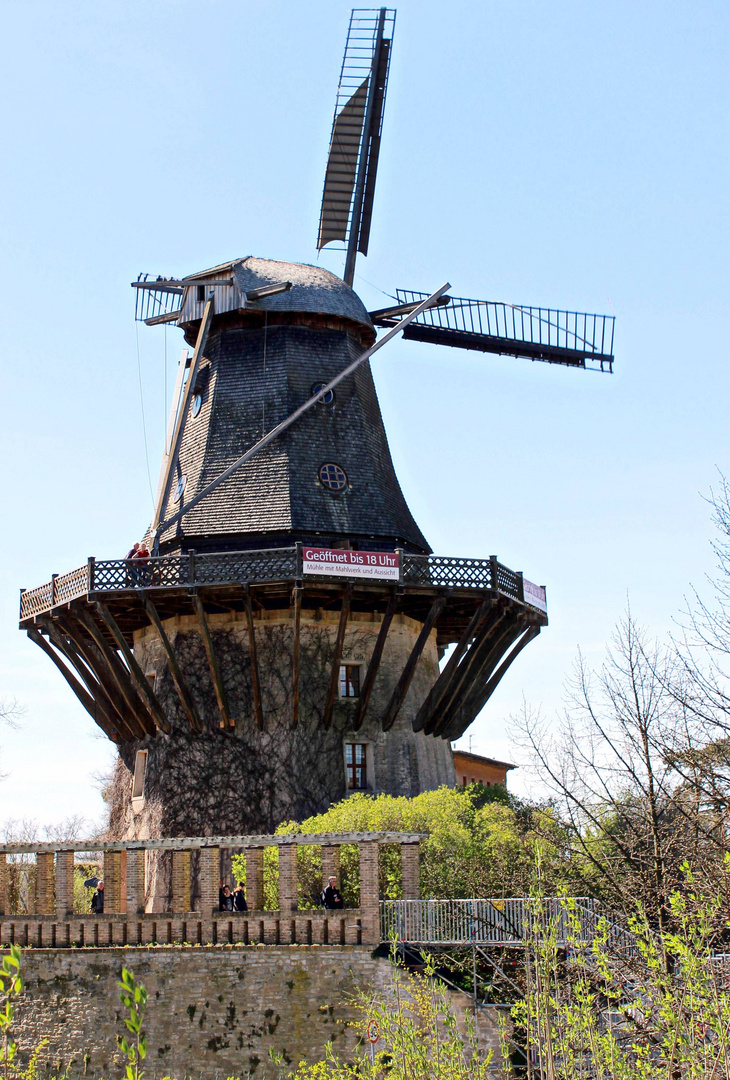 Historische Mühle von Sanssouci ...