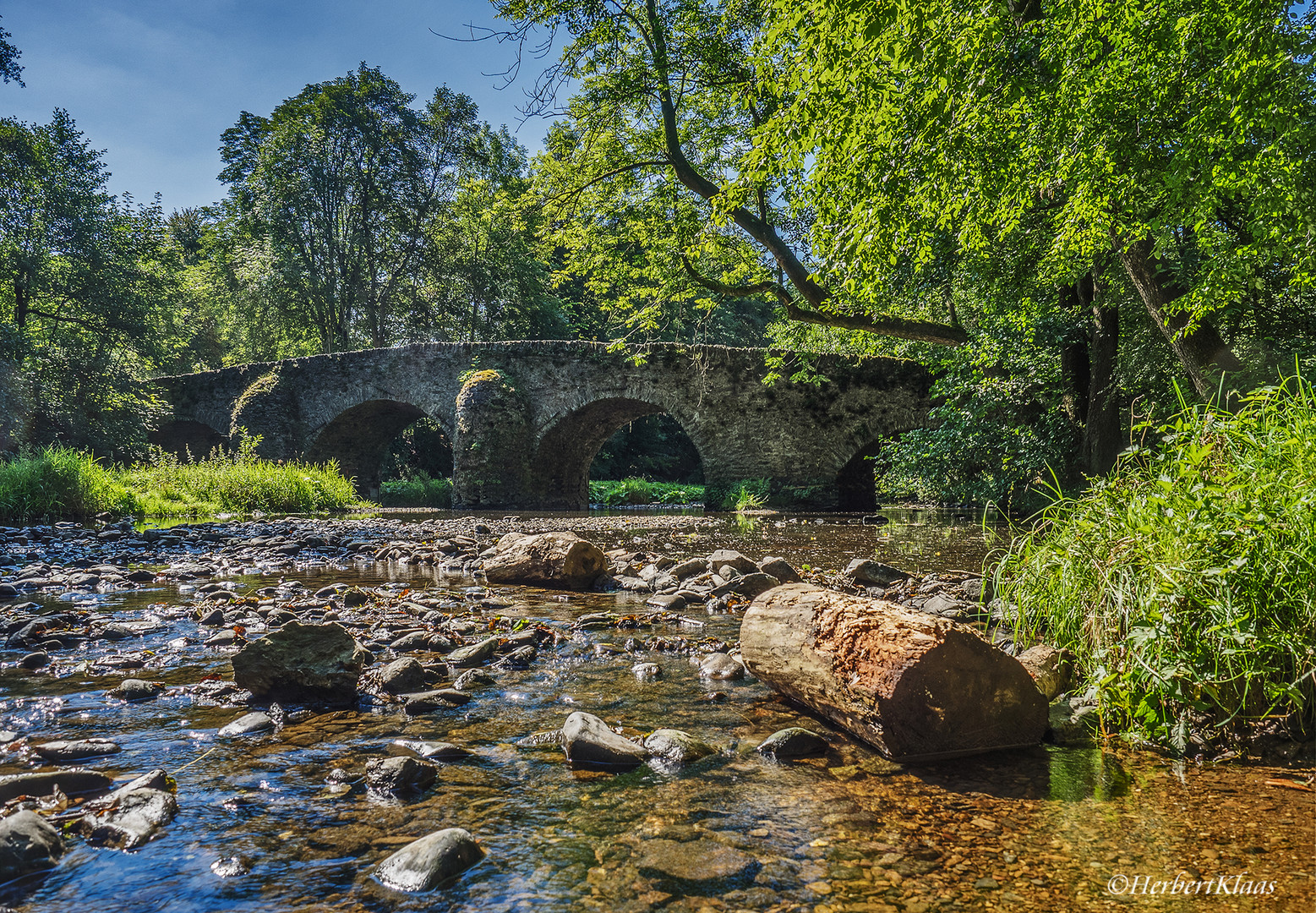 historische Nisterbrücke