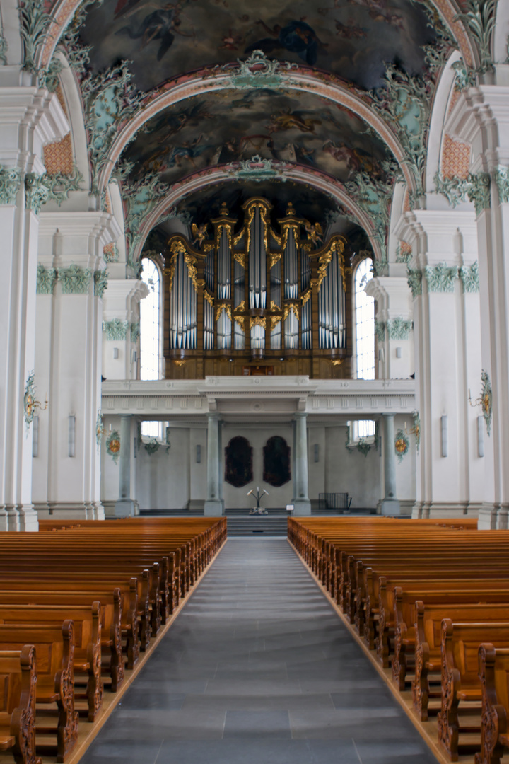 Historische Orgel Kirche St.Gallen