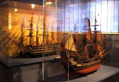 Historische Schiffsmodelle im Stralsund Museum