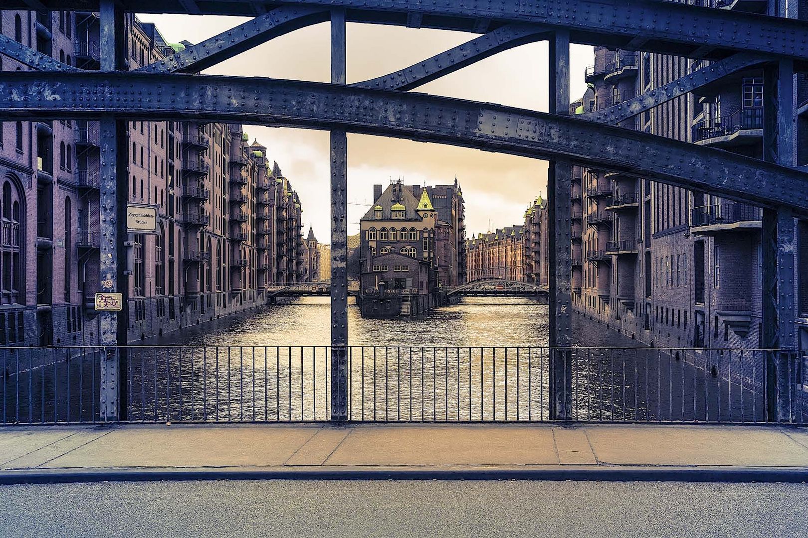 Historische Speicherstadt in Hamburg