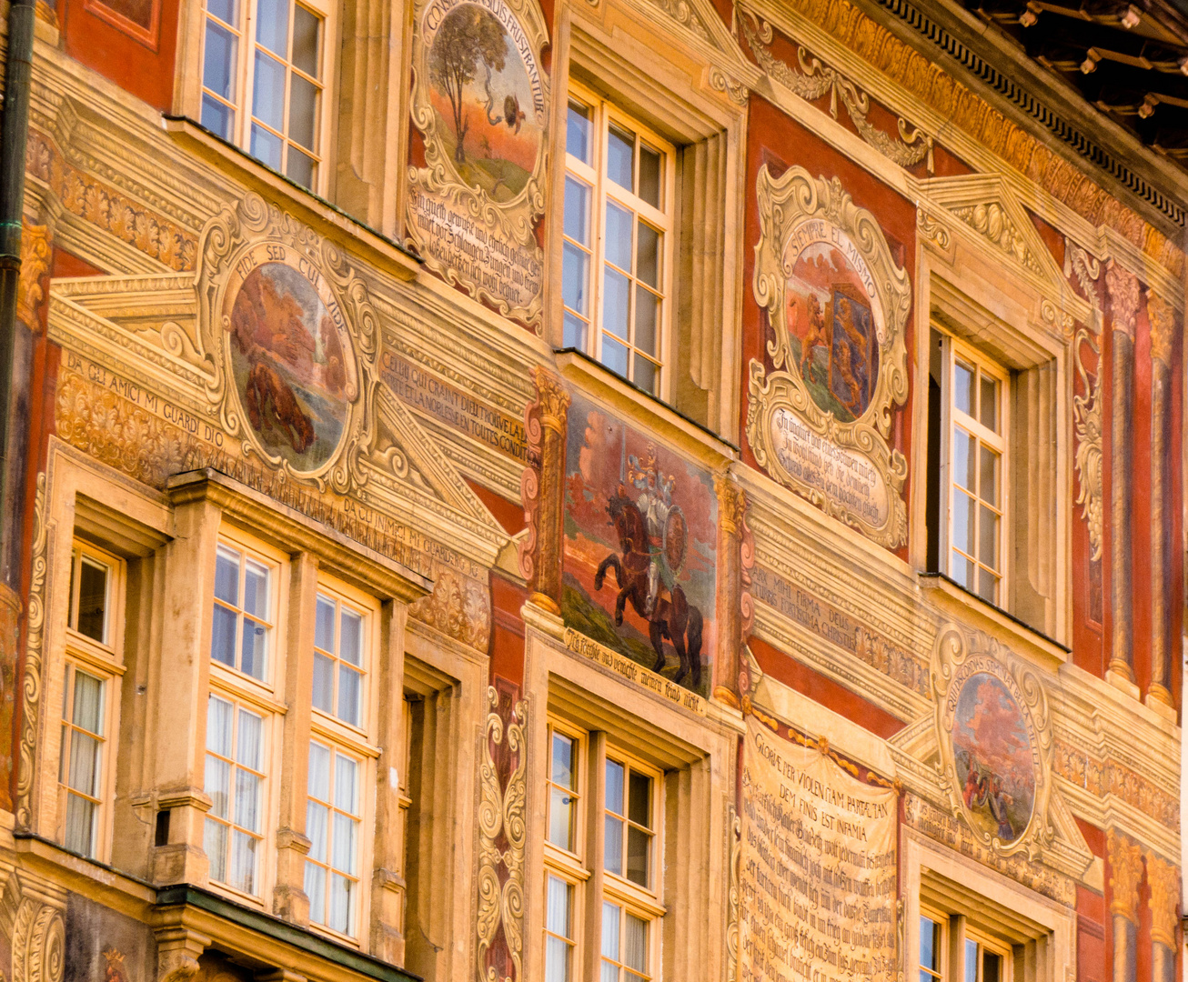 Historische Stadthausfassade (Schaffhausen/Schweiz)