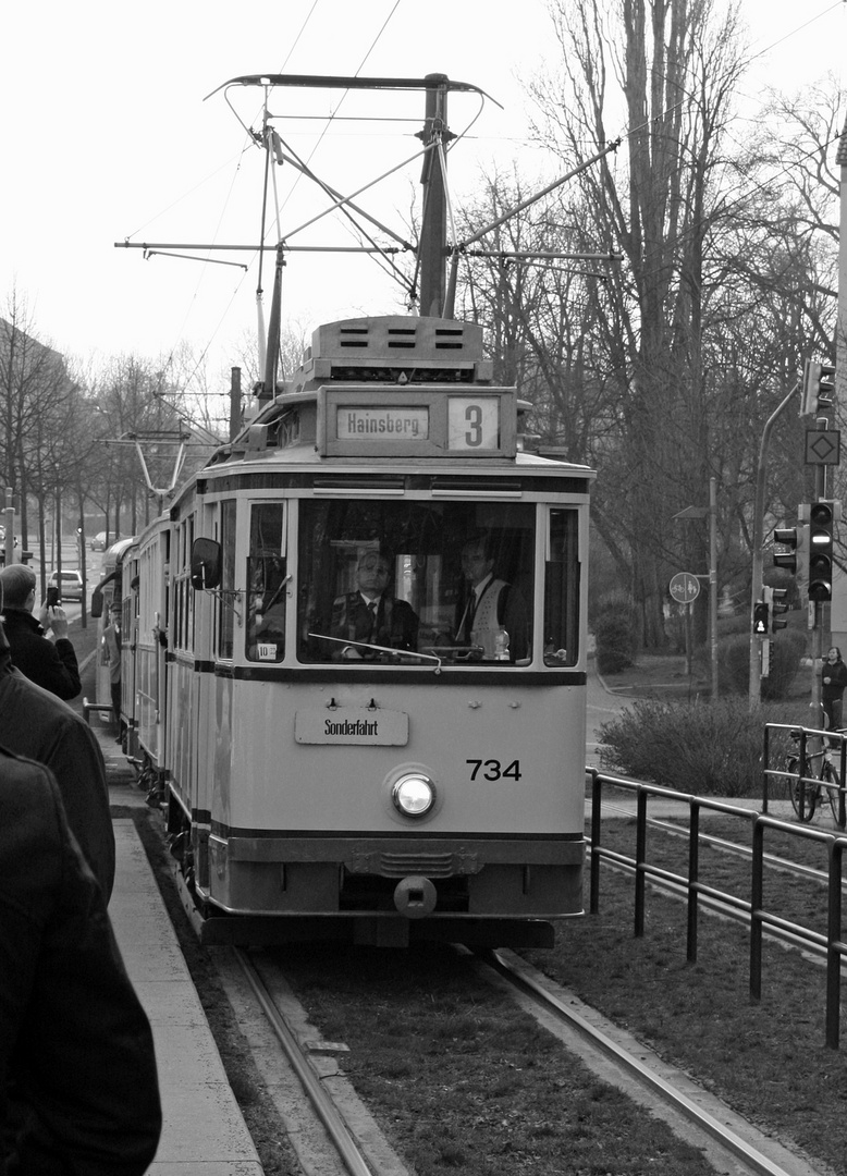 historische Straßenbahn