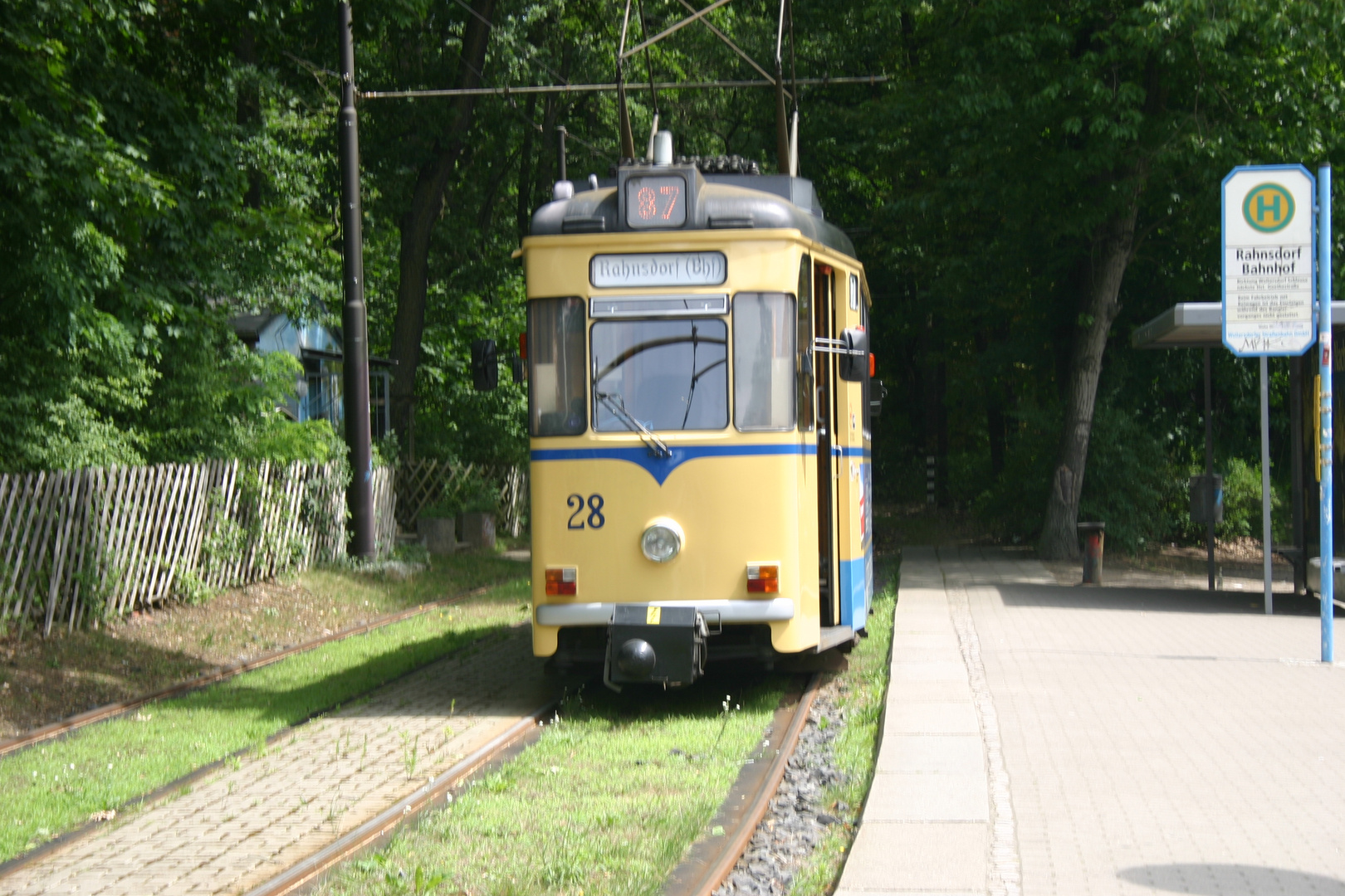 Historische Strassenbahn bei Berlin