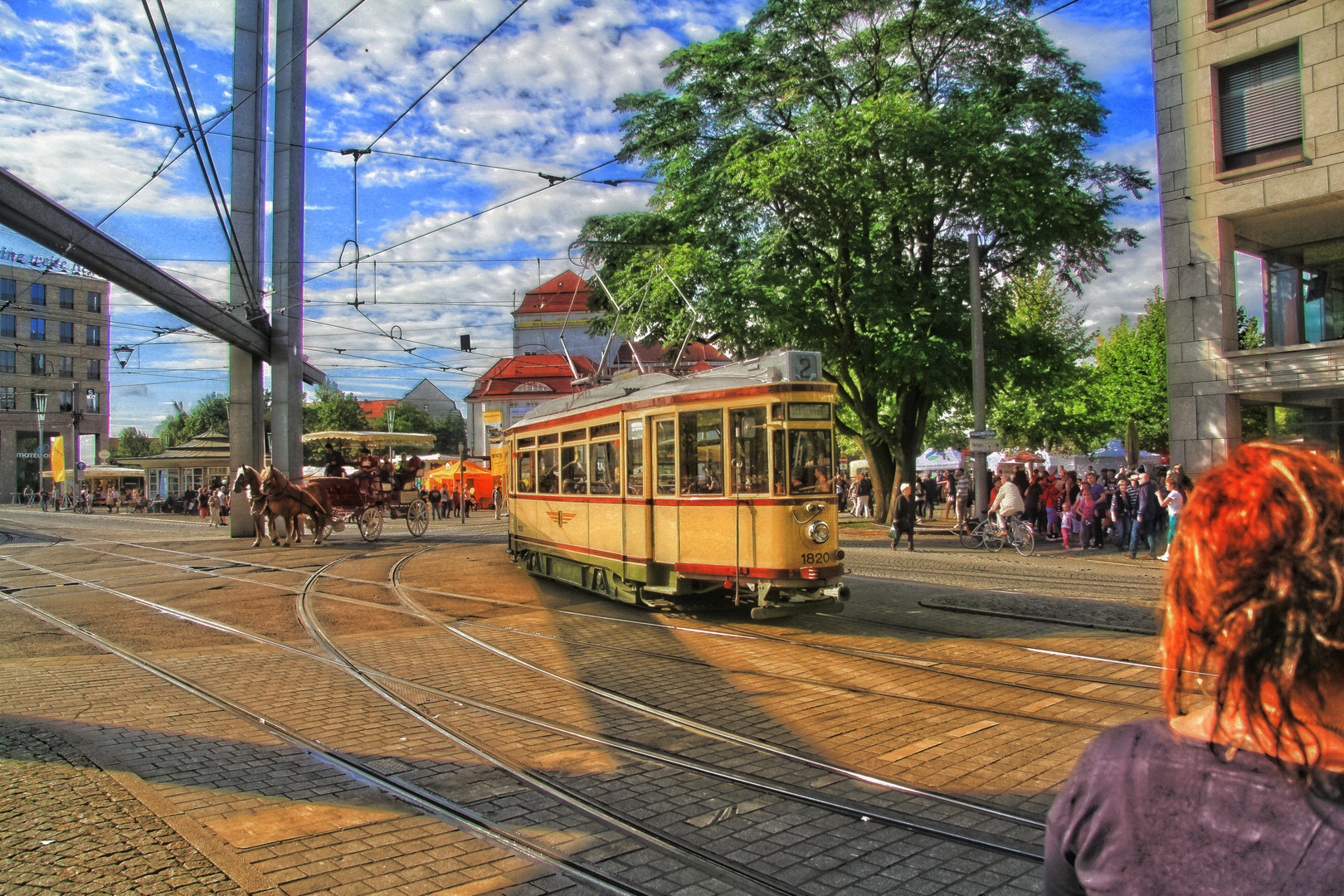 ++ Historische Straßenbahn Dresden, bearbeitet ++