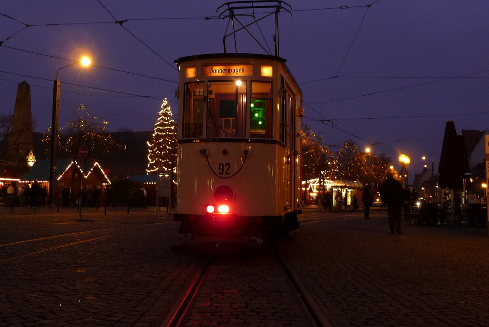 Historische Straßenbahn in Erfurt/Stadtführungen