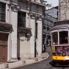 historische Straßenbahn in Lissabon