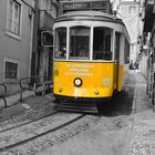 Historische Straßenbahn in Lissabon