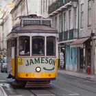 Historische Straßenbahn in Lissabon