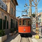 Historische Straßenbahn in Port de Sollèr