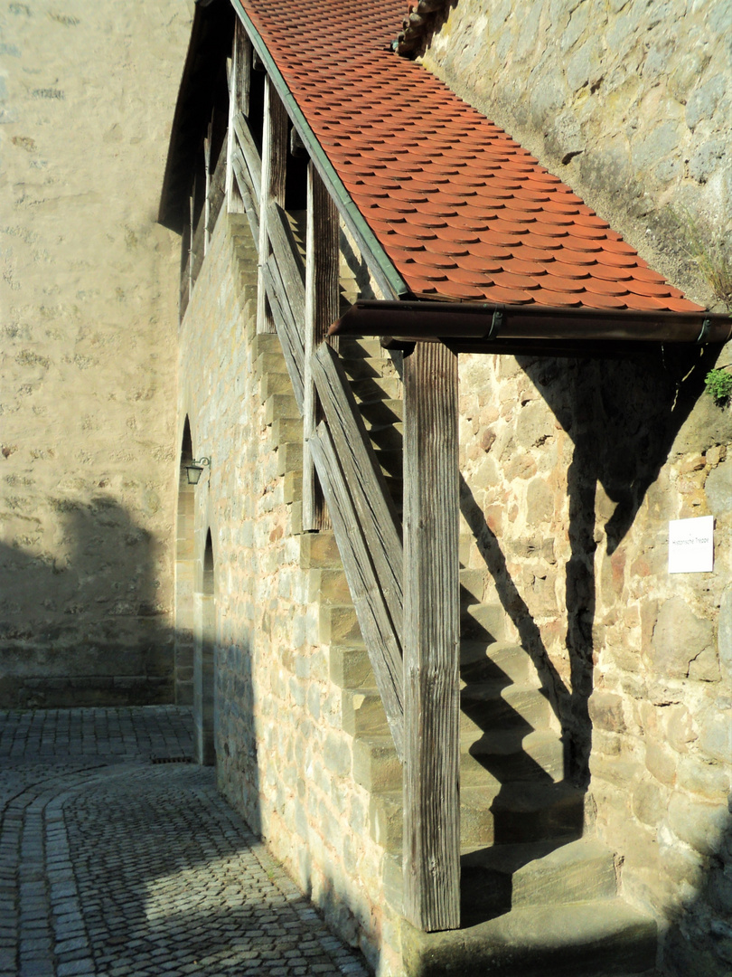 Historische Treppenanlage Nördlinger Tor Dinkelsbühl 9.6.16