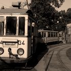 Historische Wagen der Schöneicher-Rüdersdorfer Straßenbahn