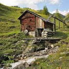 Historische Wassermühlen bei Campill im Gardertal.