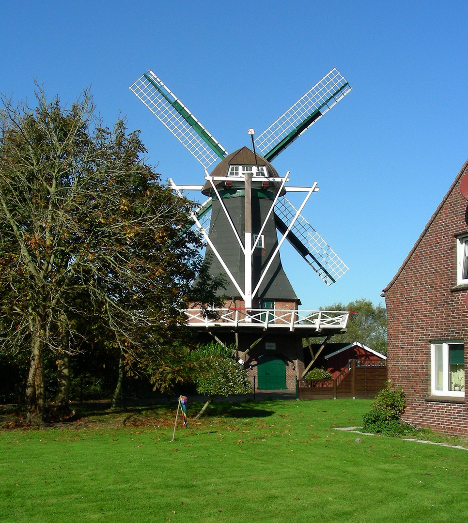 Historische Windkraftanlage