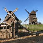 Historische Windmühle in Werder