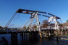 Historische Ziehbrücke in Wieck