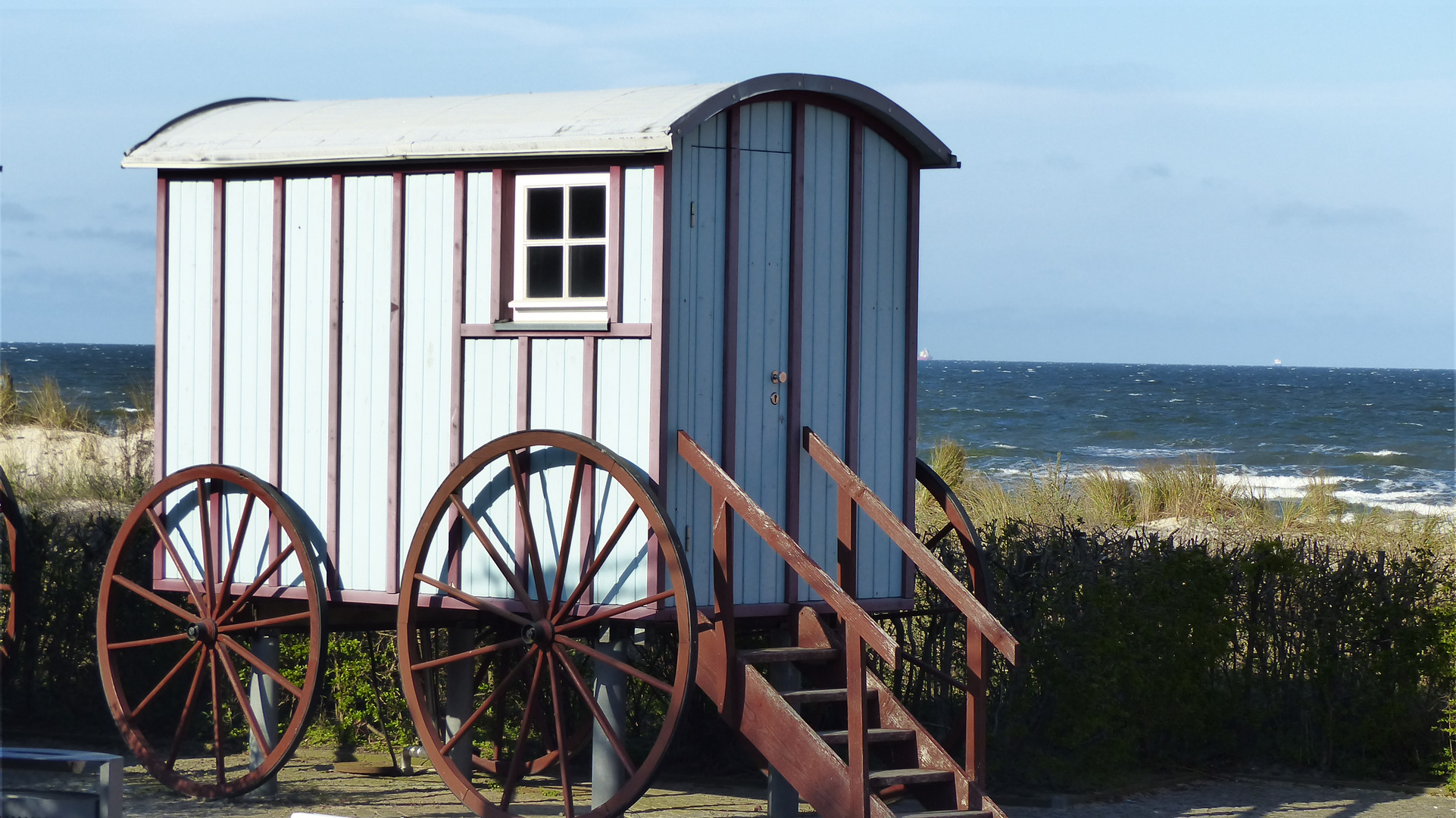 Historischer Badewagen 