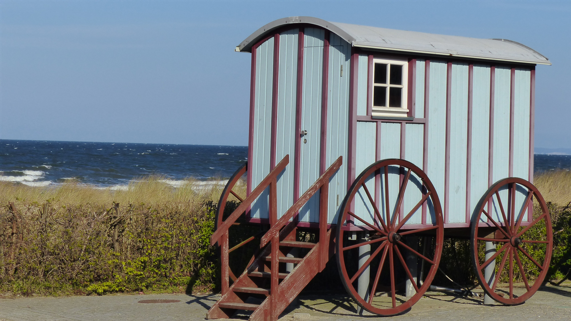 Historischer Badewagen 