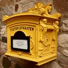 Historischer Briefkasten zu Schloss Wernigerode im Harz