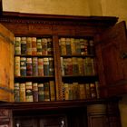 Historischer Bücherschrank in der Prager Burg