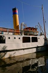 Historischer Dampfer 'Prinz Heinrich' im Hafen von Leer (Ostfriesland)