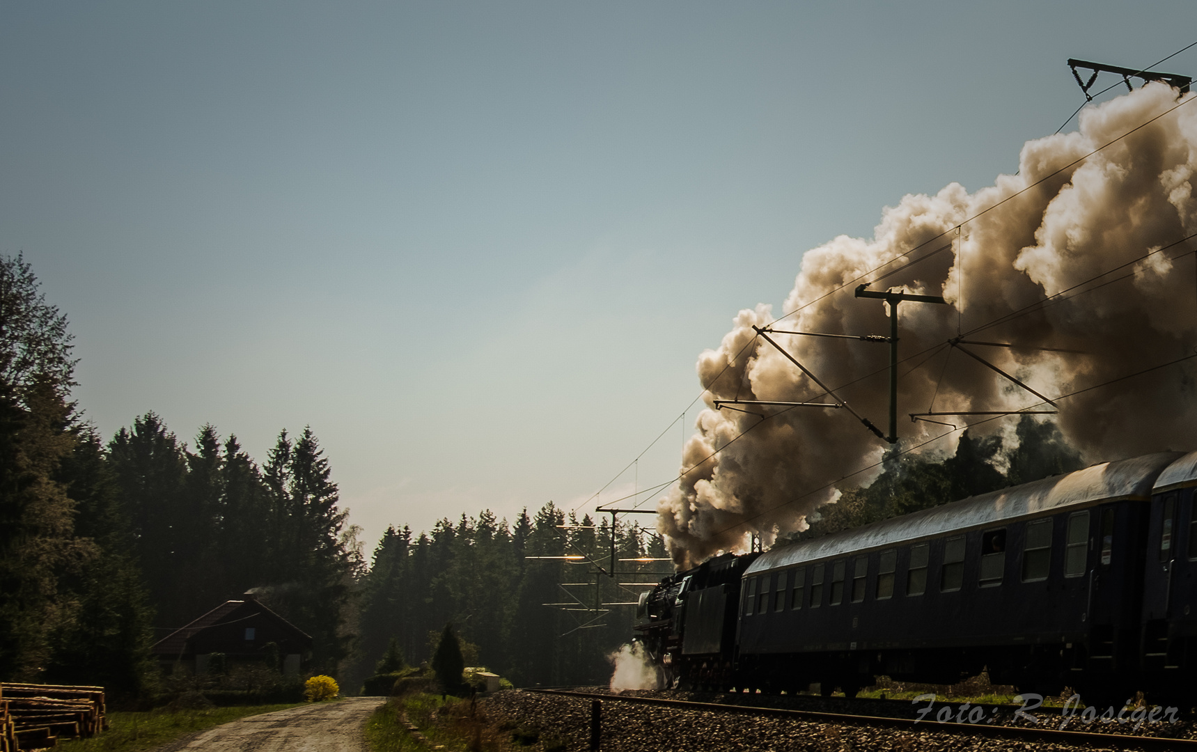 Historischer Dampfschnellzug