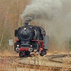 Historischer Dampfschnellzug in Franken