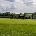 Historischer Dampfzug im Wieslauftal