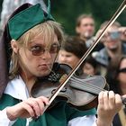 Historischer Festumzug zur 800-Jahr-Feier Dresdens / Geiger