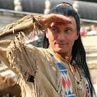 Historischer Festumzug zur 800-Jahr-Feier Dresdens / Winnetou