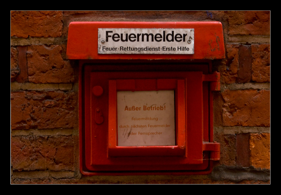 Historischer Feuermelder